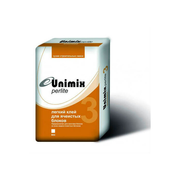 Клей для газобетонных блоков UNIMIX зимний (-15С) 25 кг