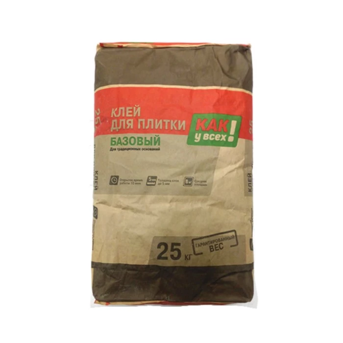 Клей для плитки  Как у всех! базовый 25 кг