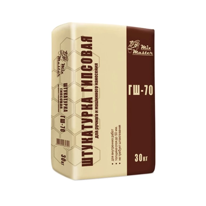 Штукатурка гипсовая MixMaster ГШ-70 30 кг