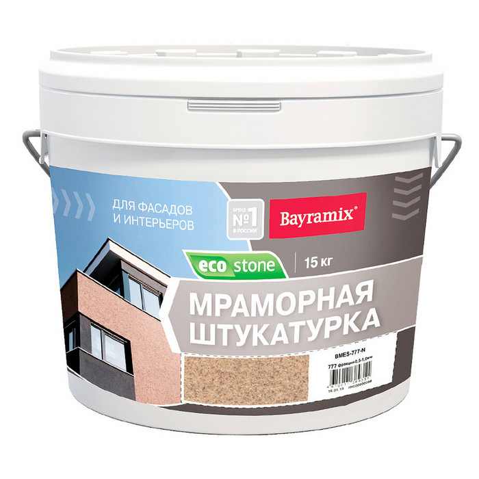 Штукатурка декоративная мраморная Bayramix EcoStone 777 15 кг