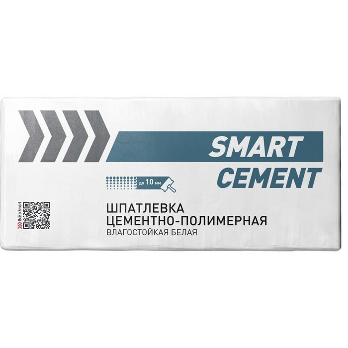 Шпаклевка цементно-полимерная Danogips Smart Cement выравнивающая белая 20 кг