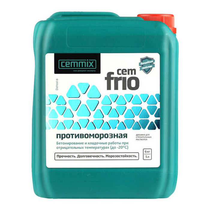 Добавка противоморозная для бетонов и растворов CemMix CemFrio 5 л