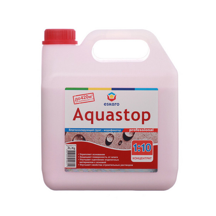 Грунт Eskaro Aquastop Professional 3 л концентрат 1:10