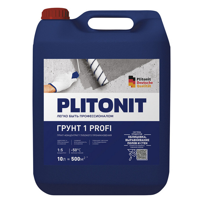 Грунт Plitonit 1/ 1 Profi 10 л концентрат 1:5 фото 2