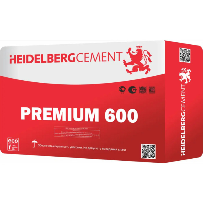 Цемент HEIDELBERGCEMENT М600, 25 кг