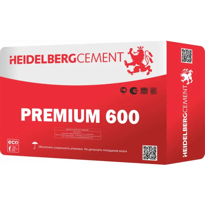 Цемент HEIDELBERGCEMENT М600, 25 кг